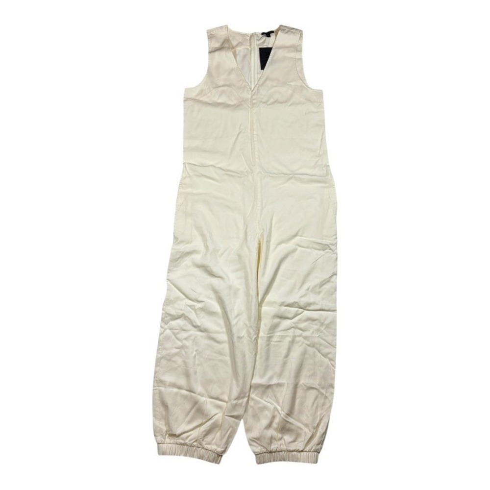 ATM Anthony Thomas Melillo Jumpsuit Romper Sleeveless Vanilla Small AW9305-RAB